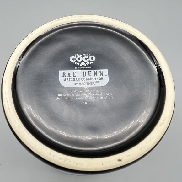 Rae Dunn COCO Disney Pixar Remember Me Tall Canister Jar Day Of The Dead NEW - Picture 7 of 11